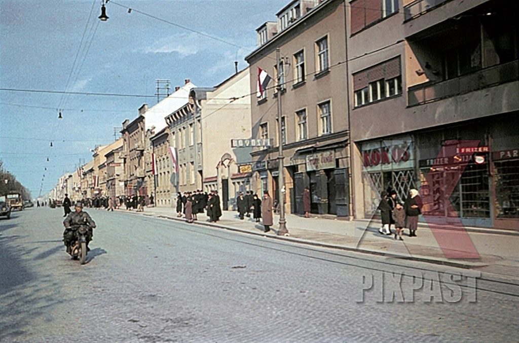 Maksimirska cesta, travanj 1941. godine